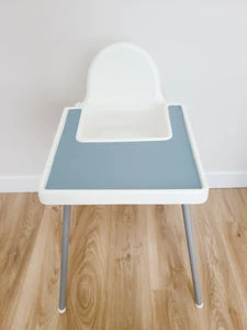 Ikea highchair placemat in blue