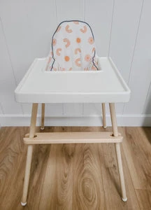 Rainbow cushion cover boho ikea highchair