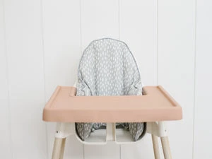 ikea highchair accessories. Cushion cover, placemat and leg wraps with footrest for complete makeover