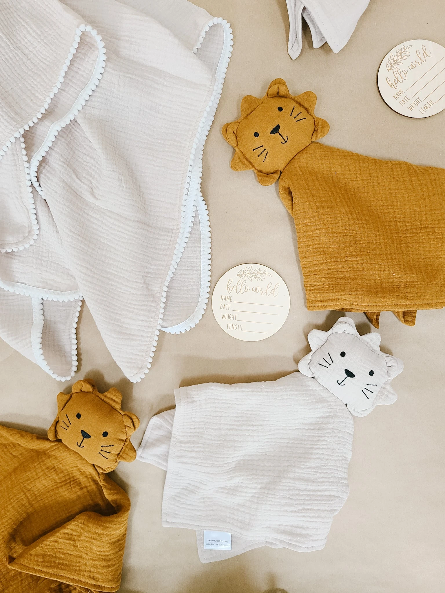 Lion Blanket Lovie for Babies and Toddlers