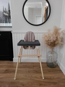 FULL COVER Ikea Highchair Placemat | Dark Grey