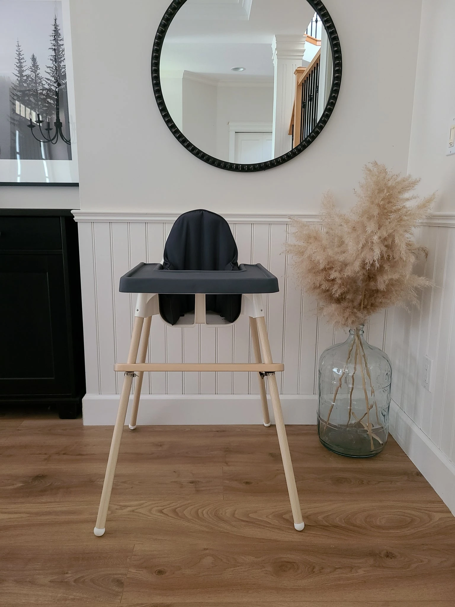 Dark Grey | Cushion Cover Ikea Antilop Highchair