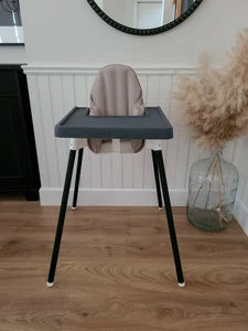 FULL COVER Ikea Highchair Placemat | Dark Grey