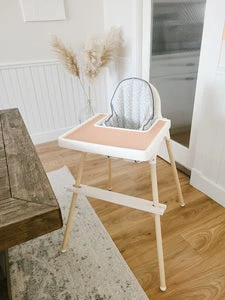 ikea highchair accessories. Cushion cover, placemat and leg wraps with footrest for complete makeover