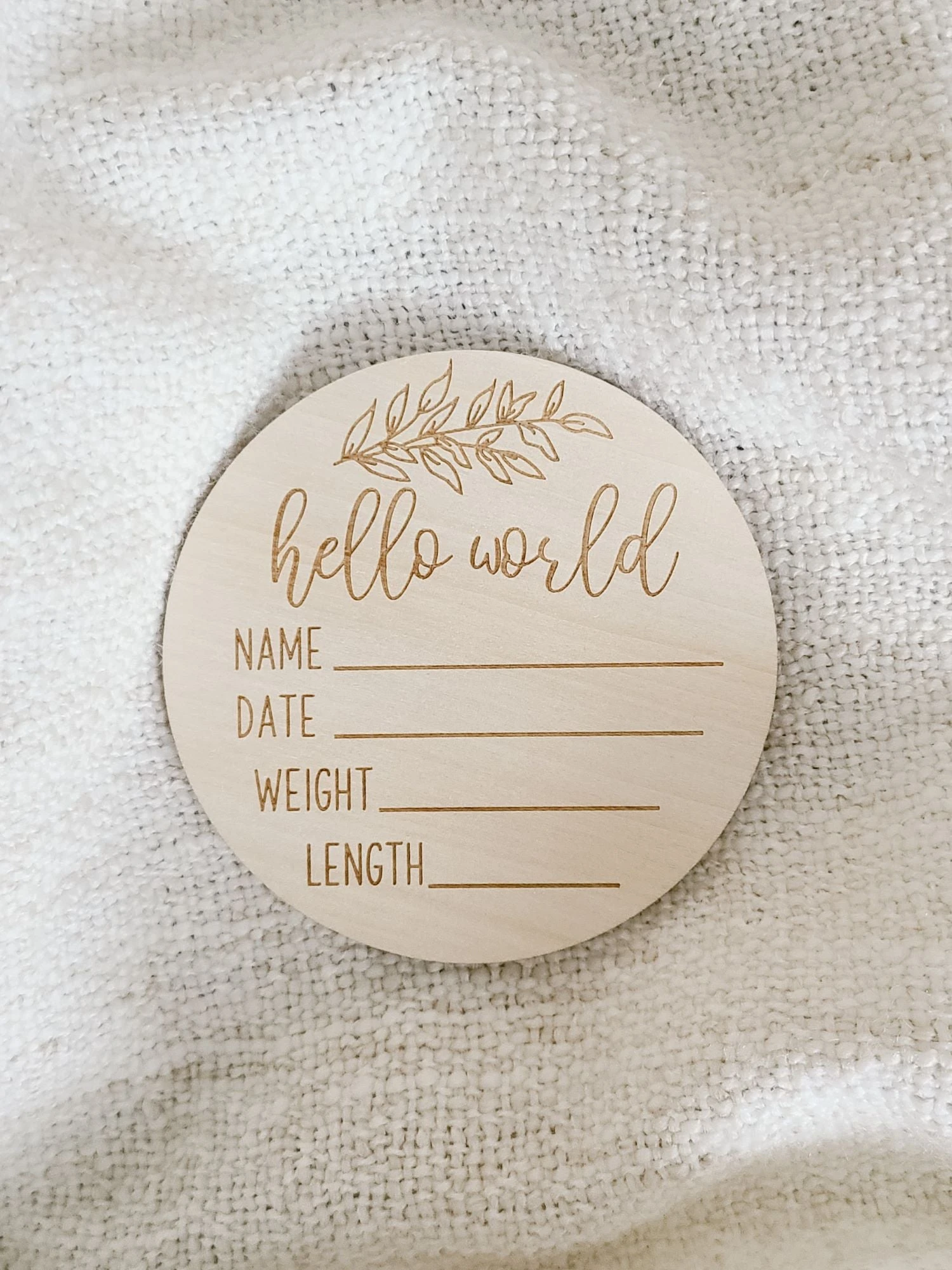 Hello World Birth Milestone